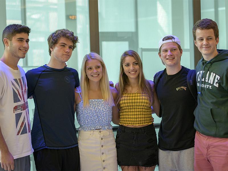 Final Exhibition students
